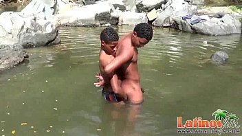 Hunky ethnic gay boys having sloppy wet oral fun