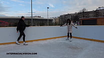 JESSY JEY CHAMPAGNE SKATE AND FISTING
